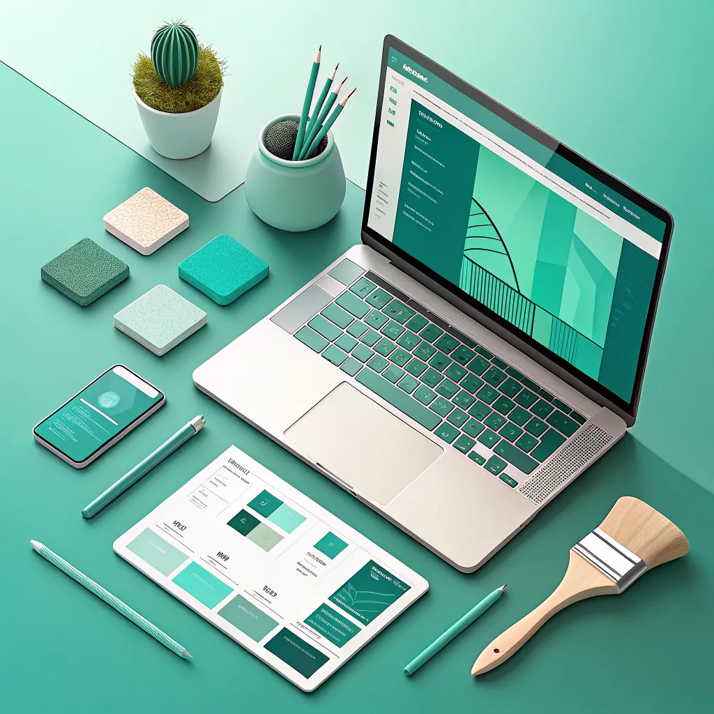 Custom design created by free AI website builder