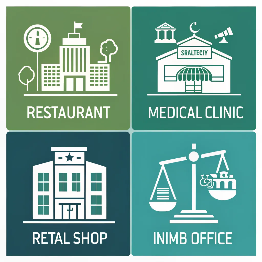 Industry specific templates from free AI website builder