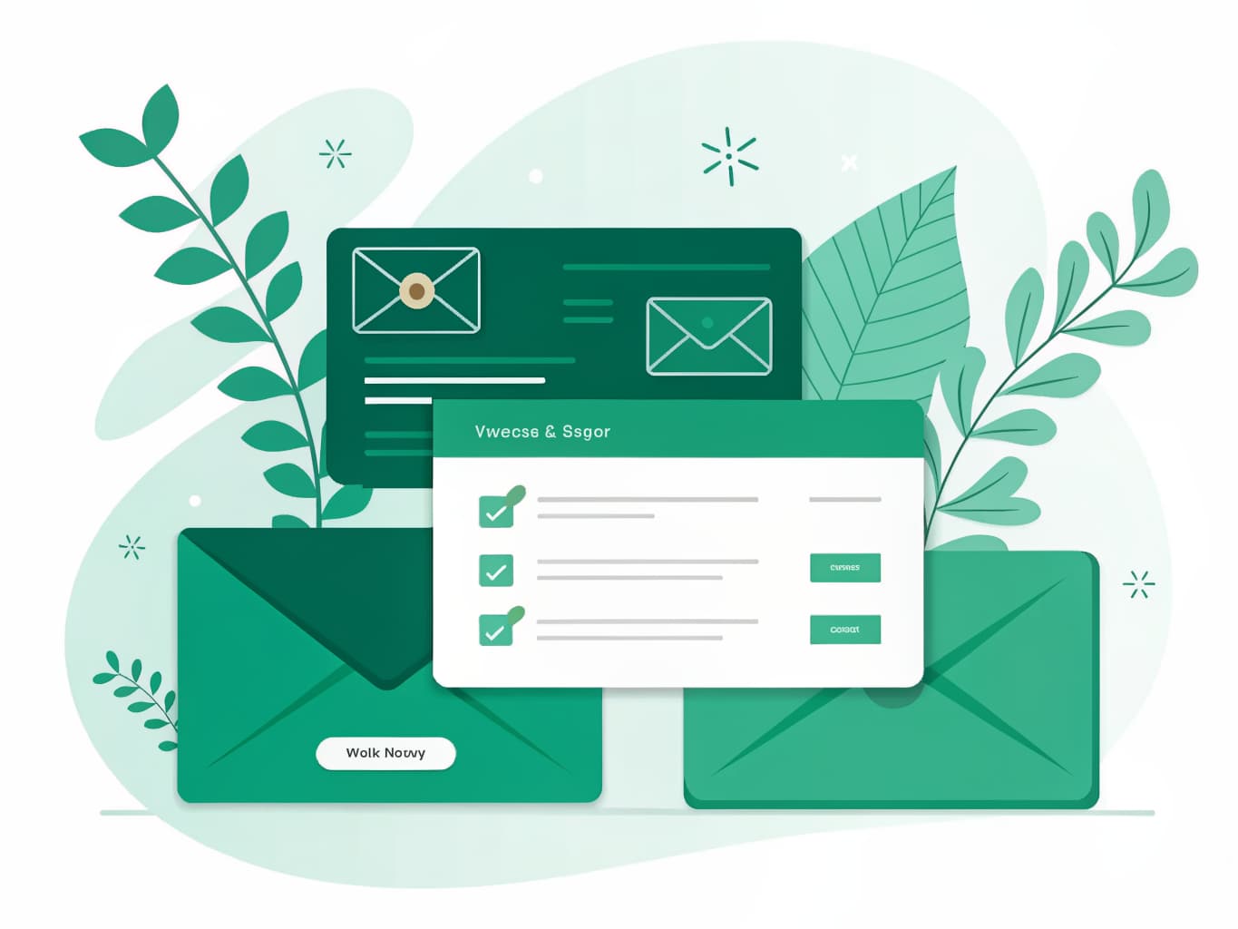 Reusable email templates with auto-filled fields and a signature