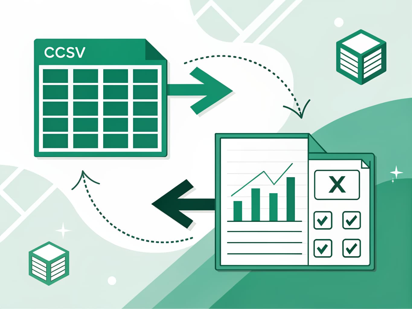 Importing and exporting contacts with a CSV spreadsheet file