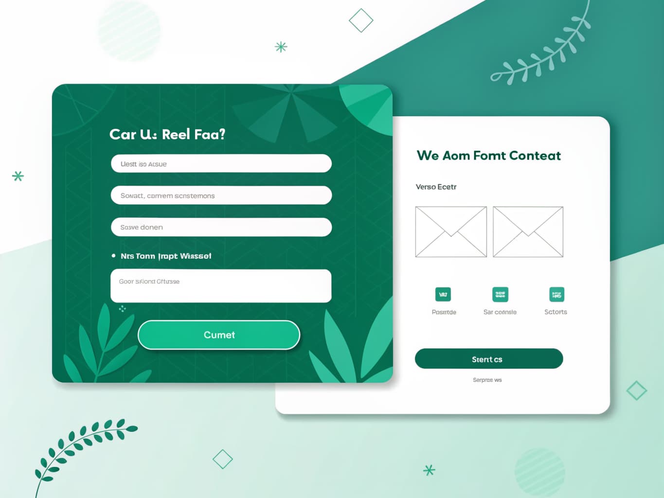 Website lead capture form feeding new leads into a CRM