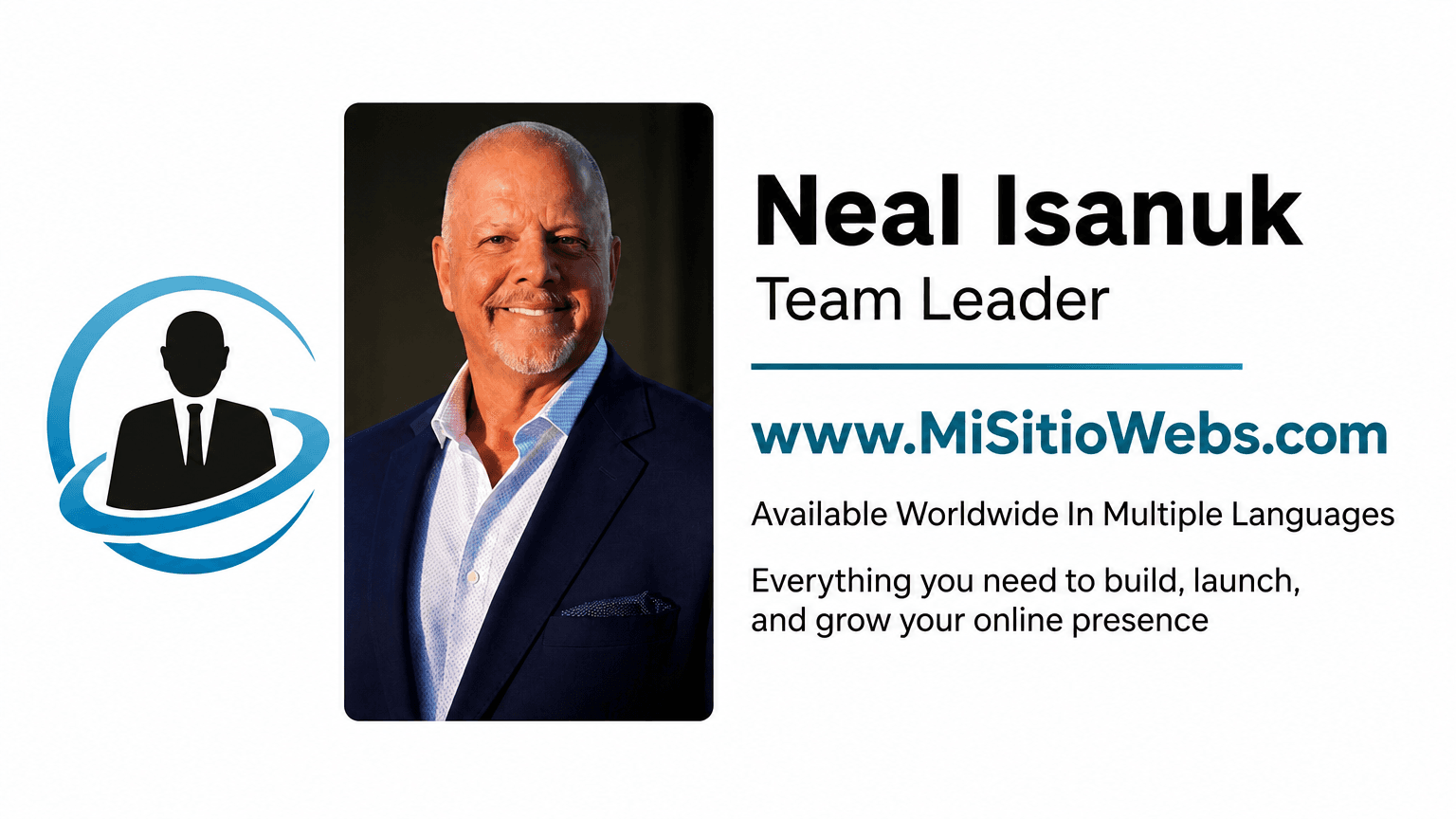 Neal Isanuk email signature, MiSitioWebs.com