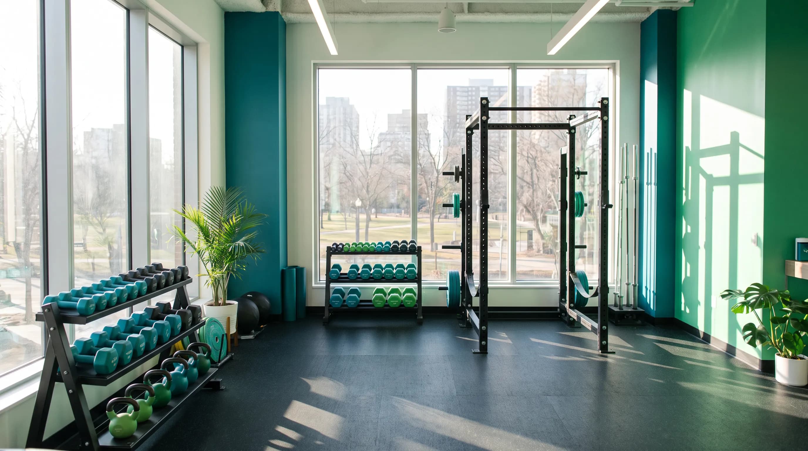 Personal trainer website design: modern training studio